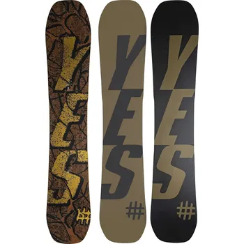 Snowboard snowboard Yes All-In CamRock - Brown 158 cm