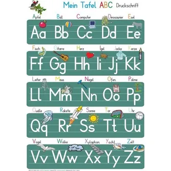 Mein Tafel ABC + Meine Zahlen-Tafel von 1-20 Druckschrift - Momm, Helga