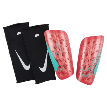 Fotbalový chránič Nike Mercurial Lite SuperLock červená/tyrkysová UK M