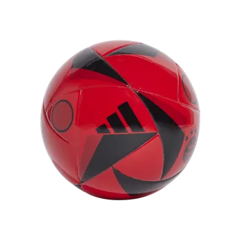 Fotbalový míč Adidas FC Bayern Mnichov Home červená/černá UK 1