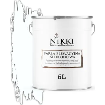 Fasádní barva Barva fasádní a nástěnná barva NIKKI 5 l BÍLÁ STUDENÁ F102 matná