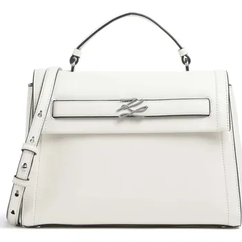 Kabelka Karl Lagerfeld K/Autograph Medium - Kabelka v slonovinová, kůže, 50550997 | Kabelky pro ženy & muže