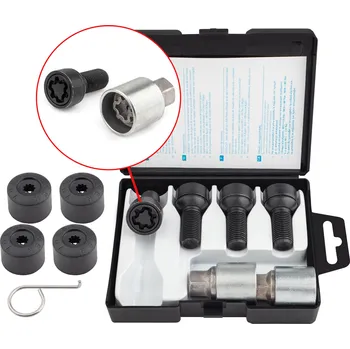 Plechové kolo FARAD Pojistné šrouby kol M14x1,5x27mm AUDI CUPRA SEAT ŠKODA VOLKSWAGEN VW