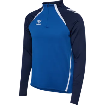 Pánská mikina Hummel LEAD 2.0 Half Zip modrá/tmavě modrá UK XL