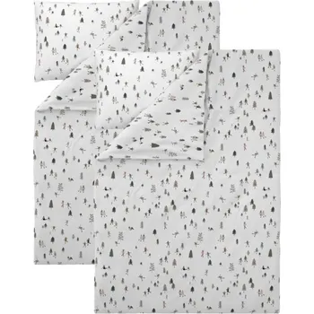 Povlečení LIVARNO® Sada ložního povlečení z jemného flanelu, 140 x 200 cm, 70 x 90 cm, lidé, 2dílná