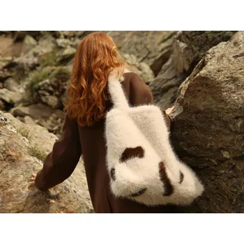 Přebalovací taška Studio Noos Taška Mom Bag Faux Fur Holy Cow