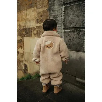 Kojenecké oblečení Dětský overal Donsje Robster Jumpsuit 3041600 béžová 02X, vel. 68