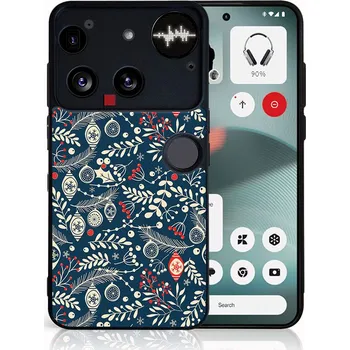 Vánoční dekorace VSECHNONAMOBIL 128429 MY ART Kryt s vánočním designem Nothing Phone (3) jmelí (070)