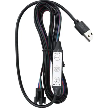 Ložnice zahrada-XL Rám postele s LED světlem šedý umělá kůže 90 x 200 cm 285492