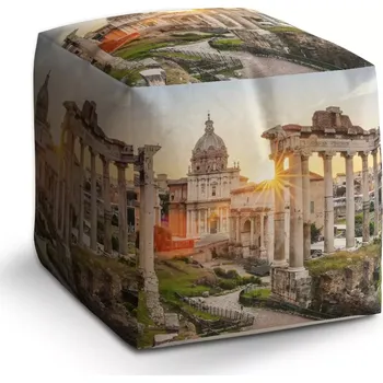 Taburet Sablio Taburet Cube Řím Forum Romanum: 40x40x40 cm