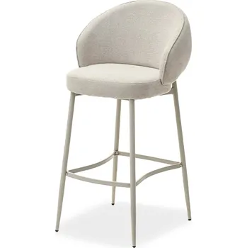 Barová židle Čalouněná barová židle BERNARDINA - béžová / šedá