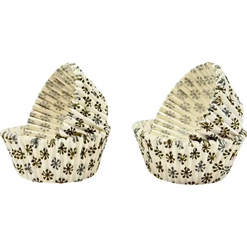 Jednorázové nádobí SET 100ks – Vánoční papírové košíčky na muffiny A6430.23