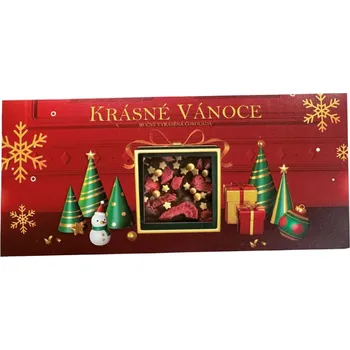 Čokoláda Ručně vyráběná sypaná mléčná čokoláda 80 g – Krásné Vánoce