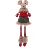 Vánoční dekorace Myška v sukni, sedící, 60 cm 234538270