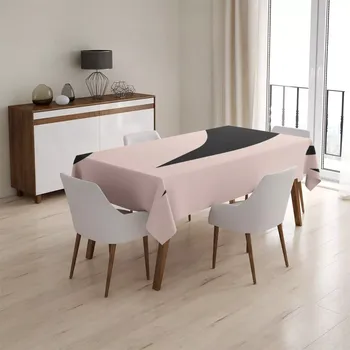 ubrus Sablio Ubrus Růžový vzor zebry - 90x90 cm