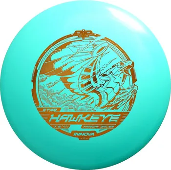 Disc golf Innova Star Hawkeye 168g Zelená/Tyrkysová