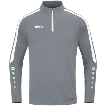 Pánská mikina JAKO Power Zip Top šedá UK 140
