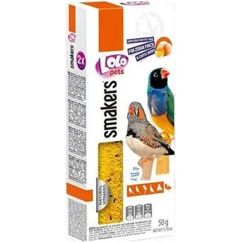 Krmivo pro ptáka LOLO SMAKERS 2 klasy vajíčkové pro zebřičky 50 g