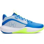 Pánská obuv na basketbal Under Armour LOCKDOWN 7 11.5 Modrá, Světle modrá, Reflexní neon
