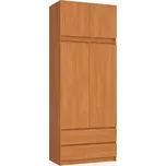 Skříň s nástavcem S 90 cm 2D 2SZ CLP olcha 209744478