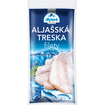konzervovaná ryba Mylord Filety z aljašské tresky bez kůže, mražené 400g