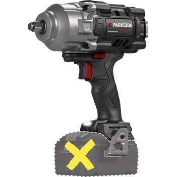 PARKSIDE PERFORMANCE® Aku rázový utahovák 1/2″ PASSP 20-Li C4 – bez akumulátoru a nabíječky