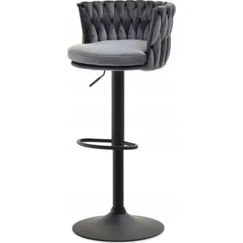 Jídelní židle Mebel-Partner grafit Barová Židle 103 cm látková