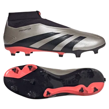 Kopačky Adidas Predator League Laceless FG stříbrná/černá/červená EUR 44 2/3