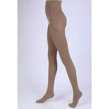 Dámské punčochy Vroubkované punčocháče Agáta plus 120 DEN - 4 (L) / béžová