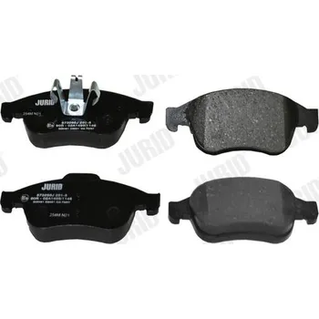 Brzdová destička Sada brzdových destiček, kotoučová brzda JURID 573268J