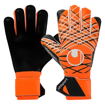 Brankářské rukavice Uhlsport Soft Resist+ černá/oranžová UK 5,5