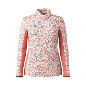 Smartwool Womens Classic Thermal Mock Noco Coral/Reef/Floral