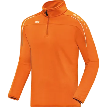 Pánská mikina JAKO Classico Zip Top oranžová UK 128