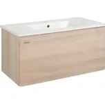 Koupelnová skříňka s umyvadlem Naturel Ancona 100x45x46 cm akácie ANCONA2100DV 177432123