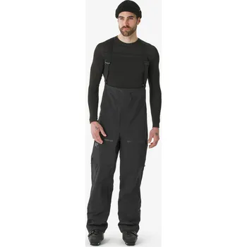 Snowboardové kalhoty SIMOND Pánské nepromokavé freeridové lyžařské kalhoty FR900 S ČERNÁ