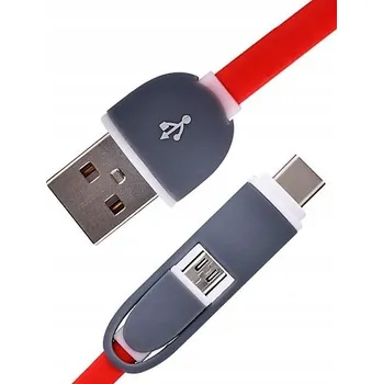Datový kabel Kabel Epiko USB – USB typ C 1 m červený