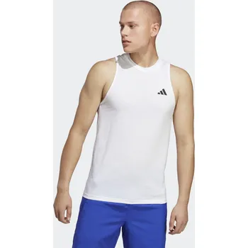 Pánské tričko ADIDAS Tričko Train Essentials Feelready Training Sleeveless M BÍLÁ|ČERNÁ