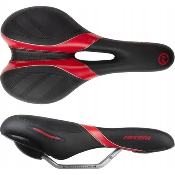 Sedlo na kolo Pánské sedlo Accent Derry černo-červené