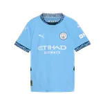 Puma Manchester City FC domácí 2024/2025 světle modrá UK Junior S
