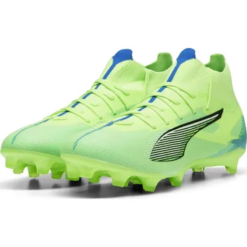 Kopačky Puma ULTRA 5 Match+ FG/AG světle zelená/modrá EUR 40 1/2