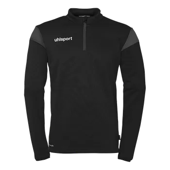 Pánská mikina Uhlsport Squad 27 1/4 Zip Top černá/šedá UK M