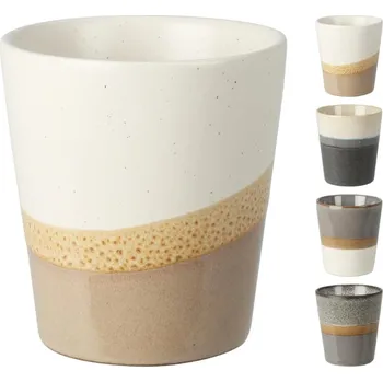Jednorázové nádobí kelímek 200ml tříbarevný MIX keramika