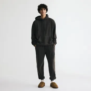 Reserved - Fleecové kalhoty regular - světle olivová - 176EF-81X - 176EF-81X-XXL