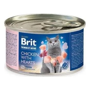 Krmivo pro kočku Brit Premium by Nature cat chicken with Hearts 200g