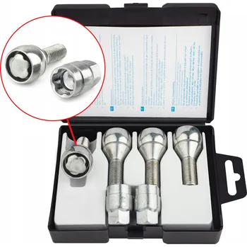 Plechové kolo FARAD Pojistné šrouby kol M12x1,5x30 mm, kužel BMW DACIA FIAT MINI NISSAN RENAULT FORD