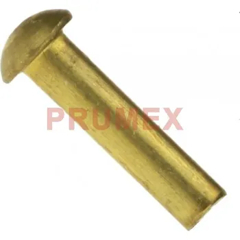 Nýt Nýt půlkulatá hlava DIN 660 3x4 mosazný