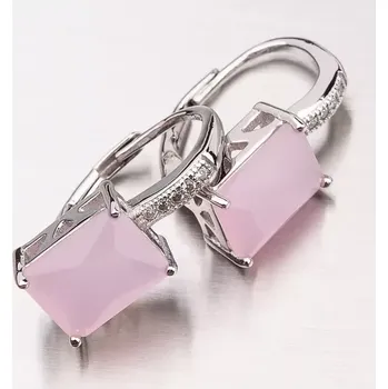 Náušnice Náušnice se syntetickým růženínem PKL-2003