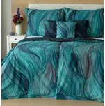 Matějovský povlečení bavlněný satén digitál Infinitum Petrol 140x200, 70x90 cm 213085386