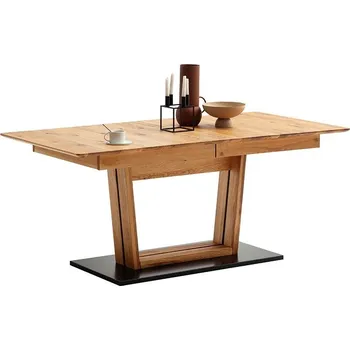 Jídelní stůl Rozkládací jídelní stůl z masivu MORENA C dub divoký olejovaný Velikost stolu 180x90