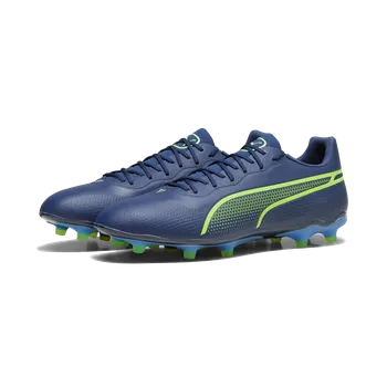 Kopačky Puma KING Pro FG/AG modrá/světle zelená EUR 46 1/2